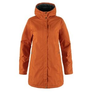 EUC Fjallraven Kiruna Padded Parka Terracotta Brown Size Medium 🍁🍂